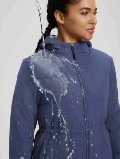 Women’s Outdoor Waist-Defining Woven Cotton Jacket -Baleaf Clothing Shop bgo054 4