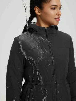 Women’s Outdoor Waist-Defining Woven Cotton Jacket