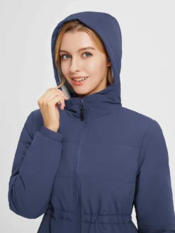 Women’s Outdoor Waist-Defining Woven Cotton Jacket -Baleaf Clothing Shop bgo054 5