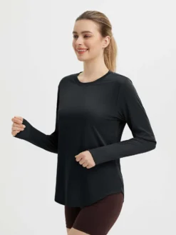 Women's Long Sleeve Running Shirt -Baleaf Clothing Shop bgr003 3