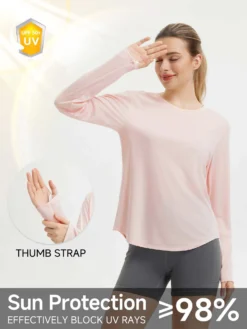 Women's Long Sleeve Running Shirt -Baleaf Clothing Shop bgr003 4 e08f0d6f d907 4d3b b324 2966018cb1e8