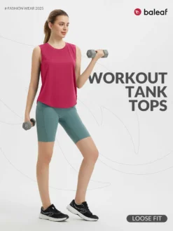 Women's Sleeveless Racerback Running Tank -Baleaf Clothing Shop bgr008 6 97ef9f86 9feb 424b 857c 2d1a857ea740