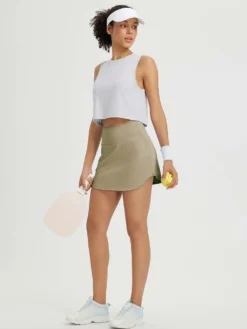 Women's High-Waisted Running Skirt With Built-in Shorts -Baleaf Clothing Shop bgr019 6 d940df4b 45e5 443a bf83 25831811c8ae