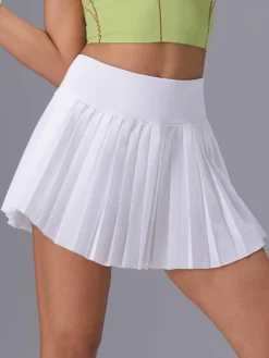 Evening Drift 2+1 Zipper Pockets Pleated Skirt -Baleaf Clothing Shop bgr022 2 df86a8ec 2021 4dbe 9d34 269b8948fc26