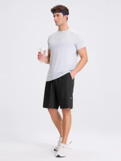 Men's 9" Running Shorts -Baleaf Clothing Shop bgr027 Black 6 1