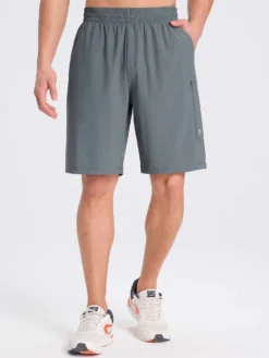 Men's 9" Running Shorts -Baleaf Clothing Shop bgr027 Dark Gray 1