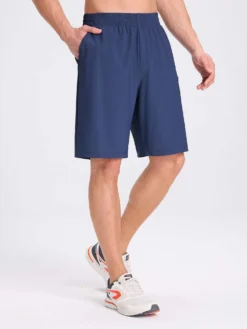 Men's 9" Running Shorts -Baleaf Clothing Shop bgr027 Navy Blue 2