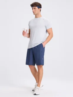 Men's 9" Running Shorts -Baleaf Clothing Shop bgr027 Navy Blue 6