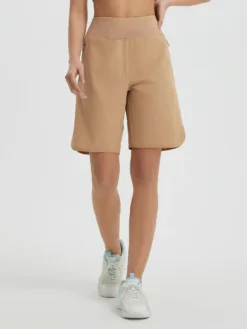 Women's 9" High-Waisted Running Shorts -Baleaf Clothing Shop bgr030 1 363bd35b 33aa 4c23 86f5 ed372183012a