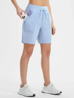 Women's 7" High-Waisted Running Shorts -Baleaf Clothing Shop bgr031 3 87a7ff03 1f2a 4afa 9c98 557a03623521