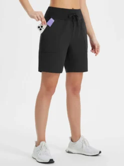 Women's 7" High-Waisted Running Shorts -Baleaf Clothing Shop bgr031 3 d6d20164 f271 4463 ae00 06d029d93505
