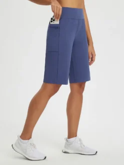 Secret Breeze 12" High-Rise Shorts 28 Secret Breeze 12" High-Rise Shorts -Baleaf Clothing Shop bgr032 2