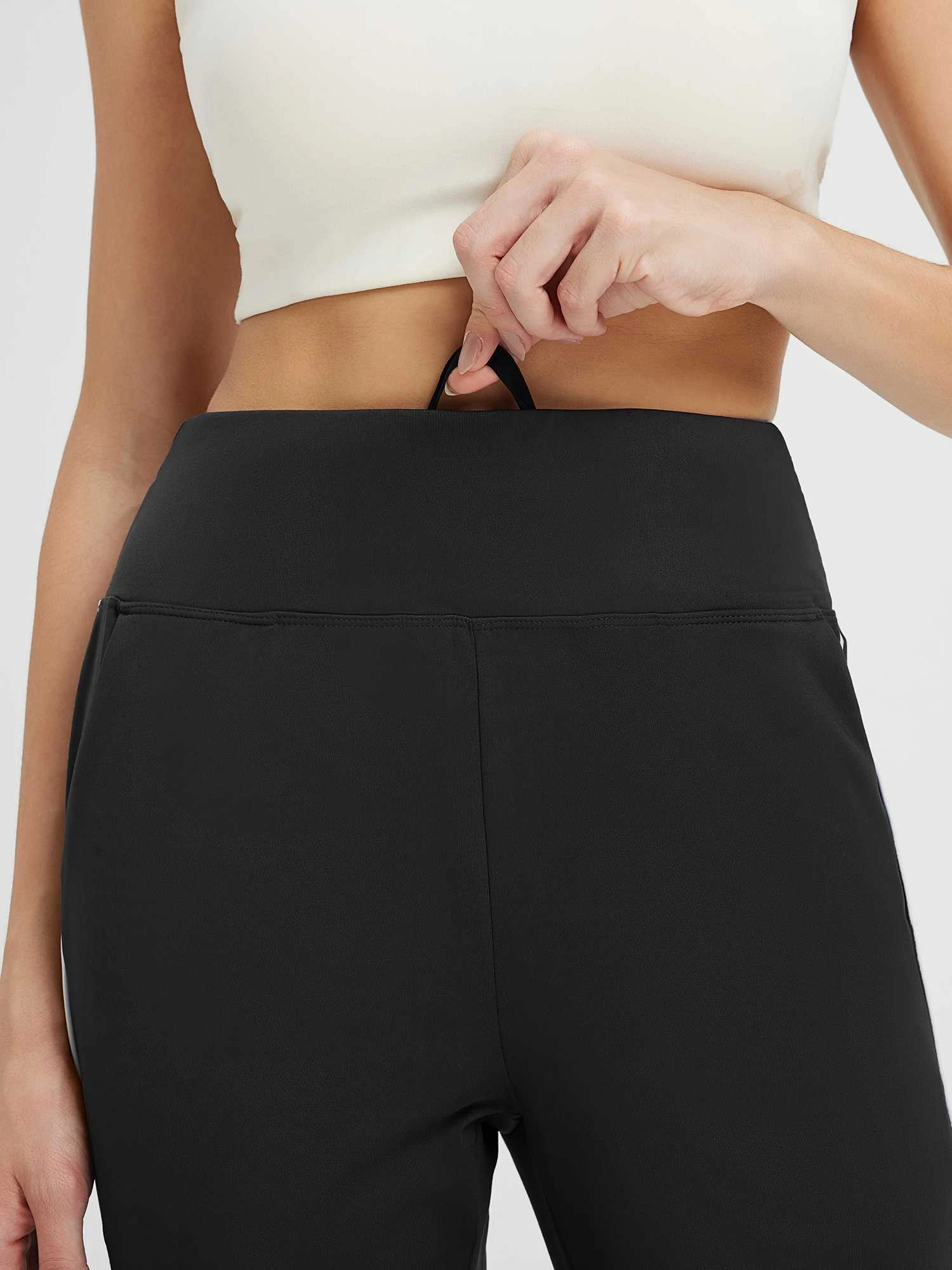 Flat Waist Fleece-Lined Running Joggers 20 Flat Waist Fleece-Lined Running Joggers - Image 20