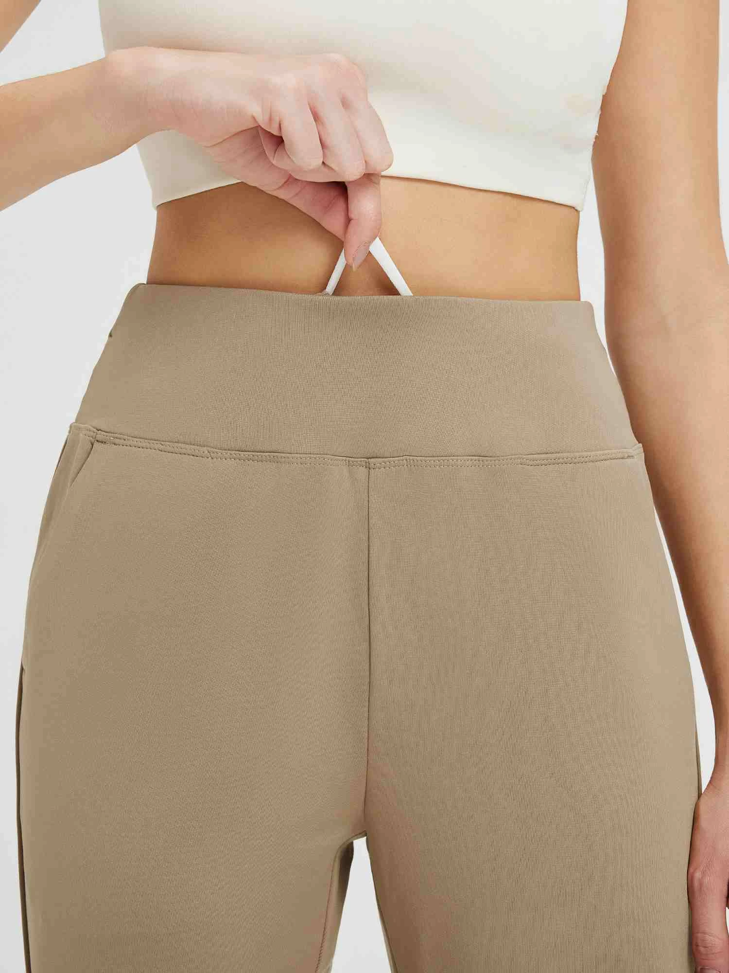 Flat Waist Fleece-Lined Running Joggers 18 Flat Waist Fleece-Lined Running Joggers - Image 18