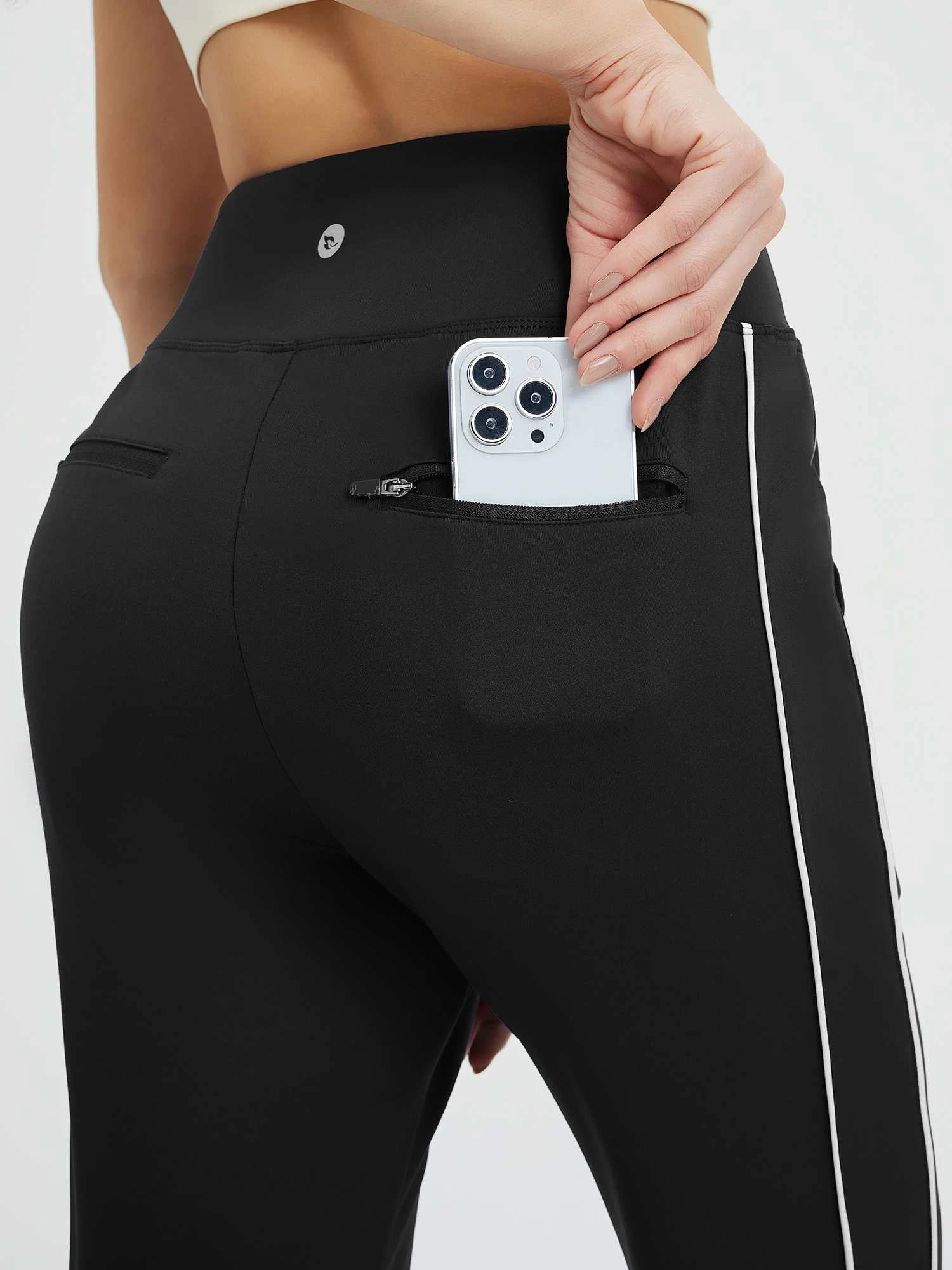 Flat Waist Fleece-Lined Running Joggers 9 Flat Waist Fleece-Lined Running Joggers - Image 9