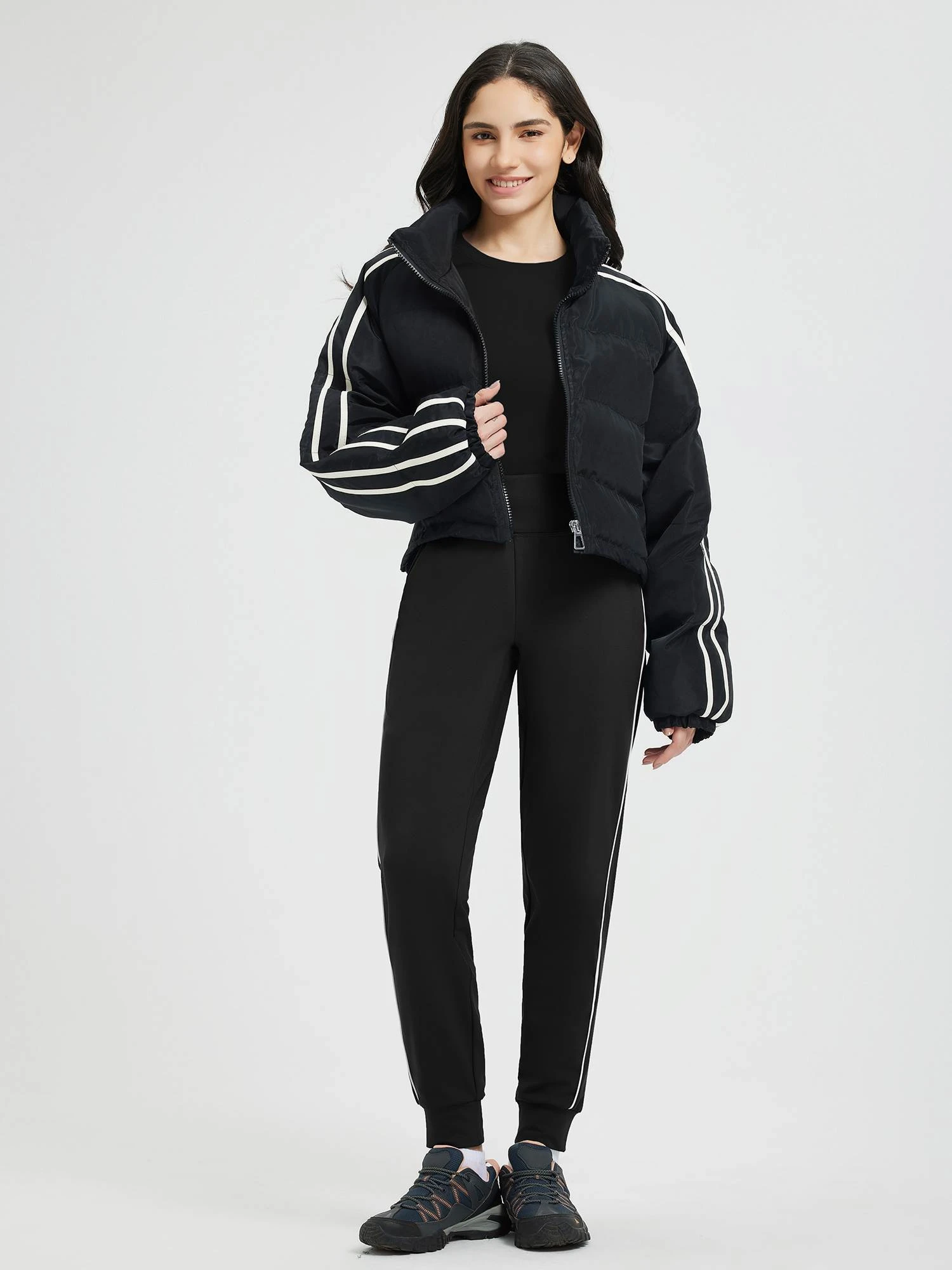 Flat Waist Fleece-Lined Running Joggers 12 Flat Waist Fleece-Lined Running Joggers - Image 12