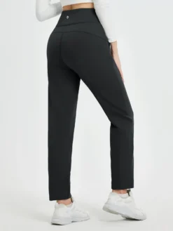 Women’s Running Heavyweight Thermal Fleece Tapered Pants -Baleaf Clothing Shop bgr037 3