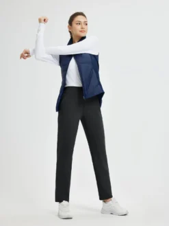 Women’s Running Heavyweight Thermal Fleece Tapered Pants -Baleaf Clothing Shop bgr037 6