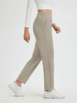 Women’s Running Heavyweight Thermal Fleece Tapered Pants -Baleaf Clothing Shop bgr037 2