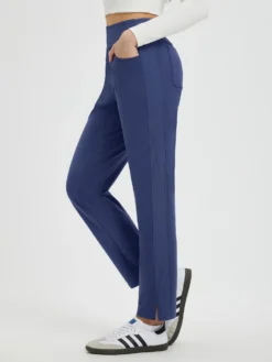 Running Flat-Waist Fleece Tapered Pants -Baleaf Clothing Shop bgr041 1