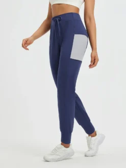 Women’s Running Patchwork Pockets Fleece Cuffed Pants 33 Women’s Running Patchwork Pockets Fleece Cuffed Pants -Baleaf Clothing Shop bgr043 2