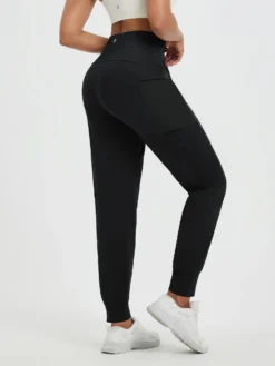 Women’s Running Patchwork Pockets Fleece Cuffed Pants 27 Women’s Running Patchwork Pockets Fleece Cuffed Pants -Baleaf Clothing Shop bgr043 3