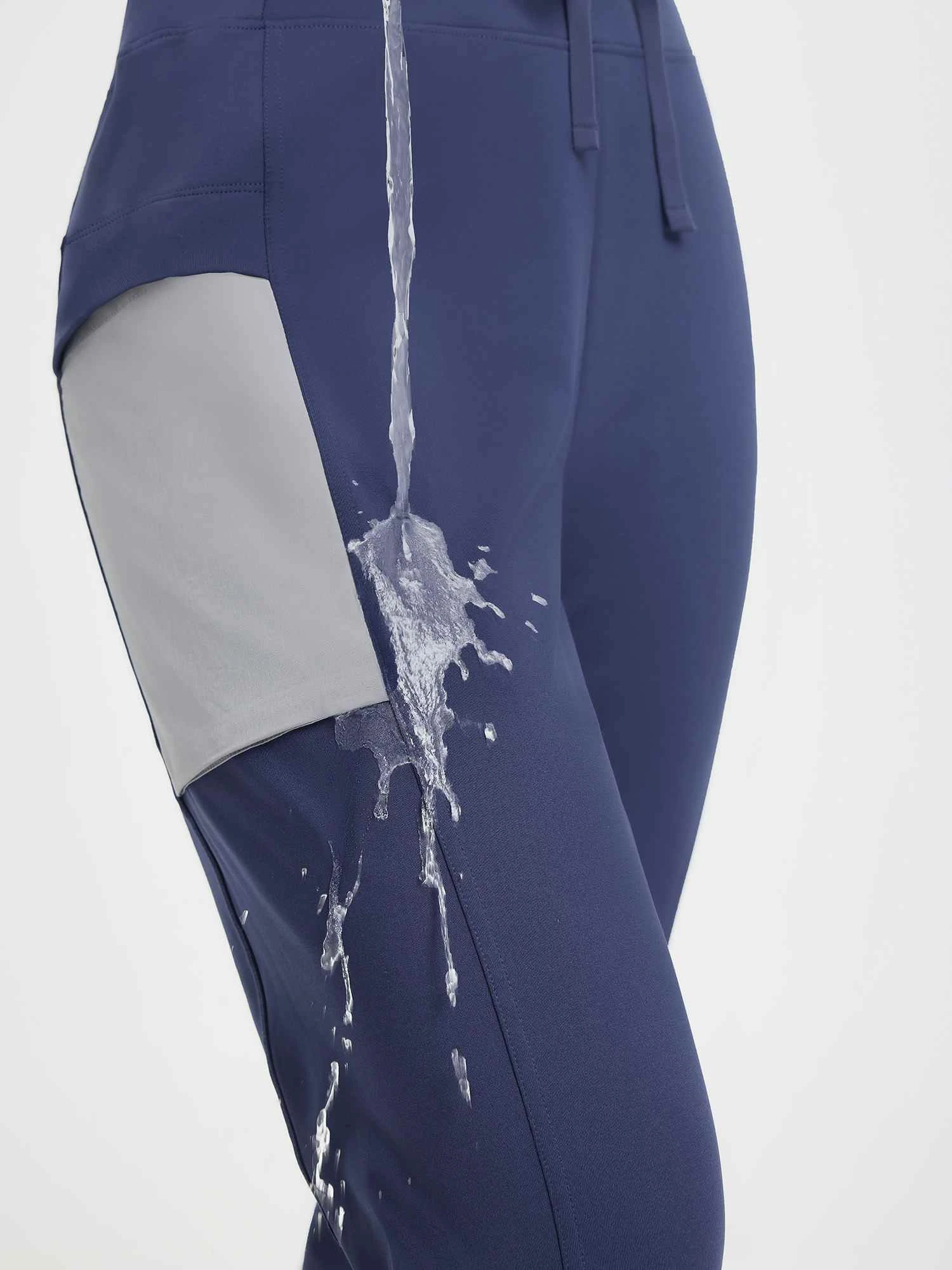 Women’s Running Patchwork Pockets Fleece Cuffed Pants 17 Women’s Running Patchwork Pockets Fleece Cuffed Pants - Image 17