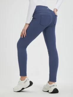 Women’s Running Denim Fleece Leggings -Baleaf Clothing Shop bgr044 3