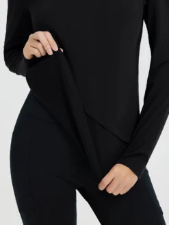 Women’s Running Striped Fleece Long-Sleeve T-Shirt -Baleaf Clothing Shop bgr047 4 619fa865 e54e 4fb5 be7f 52441f842dd7