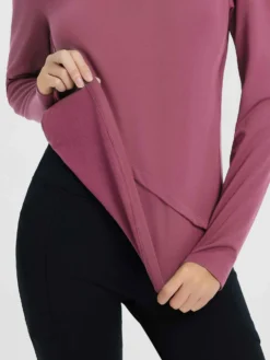 Women’s Running Striped Fleece Long-Sleeve T-Shirt -Baleaf Clothing Shop bgr047 4 b27d5057 f011 4432 8d80 fad3a64a6e26