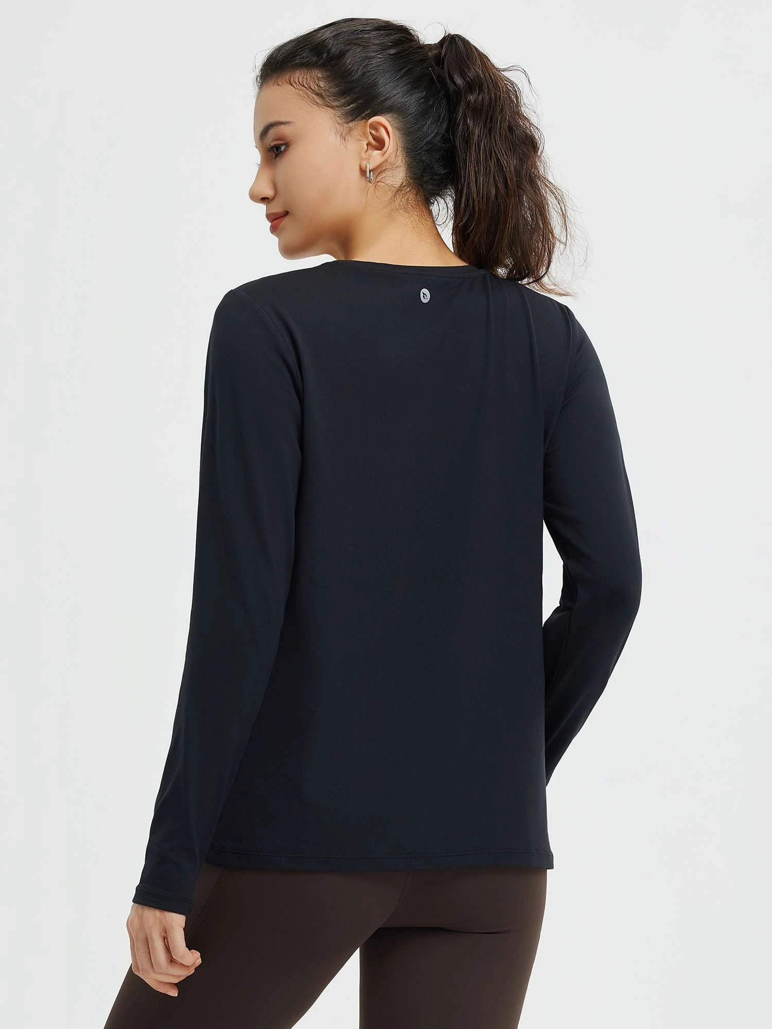 Running Flat Hem Front Chest Pocket Long Sleeve Shirt 14 Running Flat Hem Front Chest Pocket Long Sleeve Shirt - Image 14