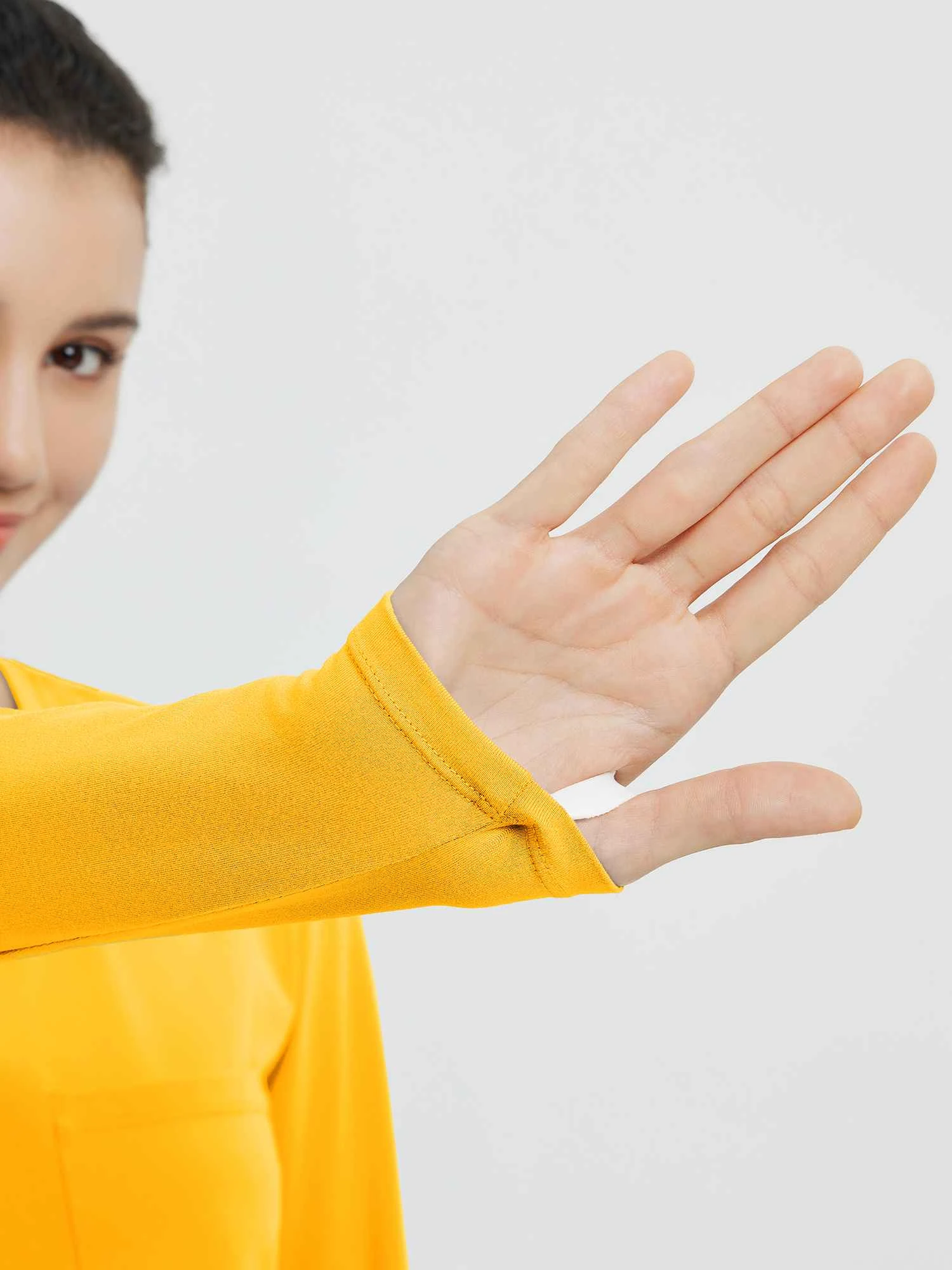 Running Flat Hem Front Chest Pocket Long Sleeve Shirt 19 Running Flat Hem Front Chest Pocket Long Sleeve Shirt - Image 19