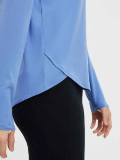 Running Cross Hem Long-Sleeve T-Shirt -Baleaf Clothing Shop bgr049 4 97ade0eb 482e 4861 95eb 4bcd3ad6c7b8