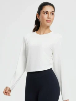 Women's Running Crew-Neck Long-Sleeve T-Shirt -Baleaf Clothing Shop bgr050 3 e7d5e839 e00e 48e4 b895 5389d98007de