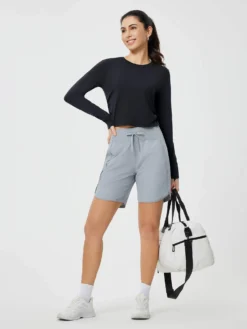 Women's Running Crew-Neck Long-Sleeve T-Shirt -Baleaf Clothing Shop bgr050 6 bee4777e bc5c 435e bd00 b5249794c04e