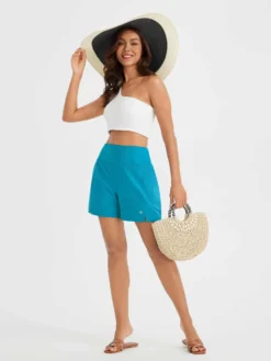 Women's 5" UPF 50+ Quick-Dry Patchwork Swim Board Shorts -Baleaf Clothing Shop bgs005 5 791c2154 54fd 4cd2 a40a ad0d47519536