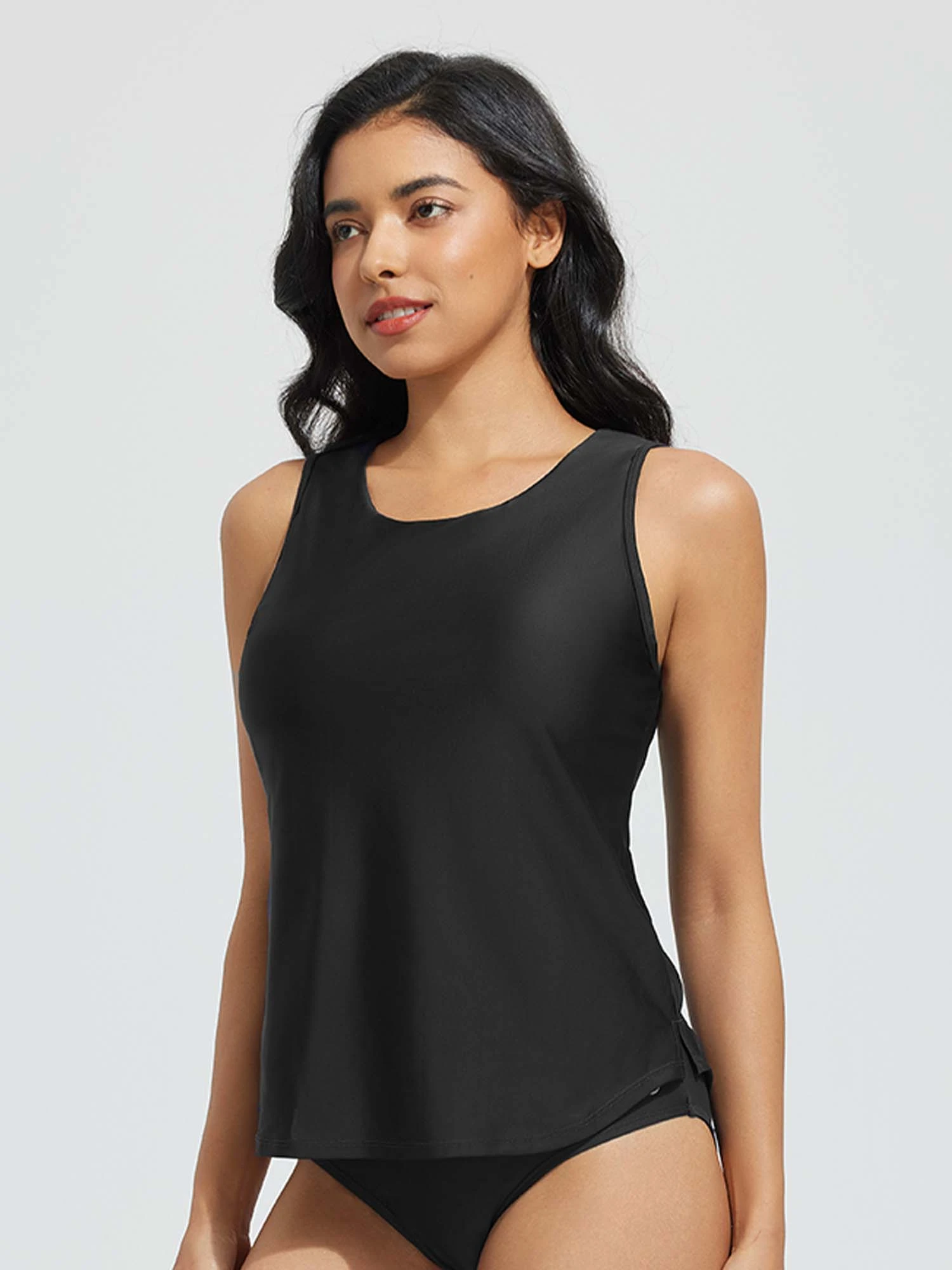 Women's High Neck Tankini Top 4 Women's High Neck Tankini Top - Image 4