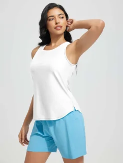 Women's High Neck Tankini Top 31 Women's High Neck Tankini Top -Baleaf Clothing Shop bgs018 4