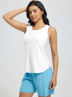 Women's High Neck Tankini Top 30 Women's High Neck Tankini Top -Baleaf Clothing Shop bgs018 5