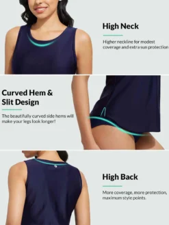 Women's High Neck Tankini Top 38 Women's High Neck Tankini Top -Baleaf Clothing Shop bgs018 6 77f32b32 3bdc 4eea 880a 9a750eec5b84