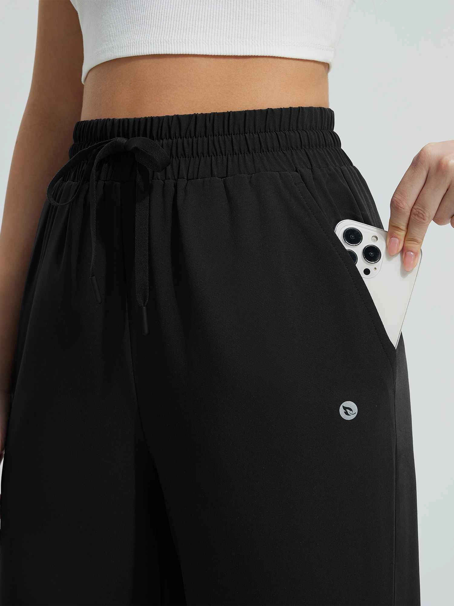 Women's UPF 50+ Quick-Dry Wide-Leg Swim Pants 3 Women's UPF 50+ Quick-Dry Wide-Leg Swim Pants - Image 3