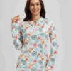 Women's 1/4 Zip Printed Rash Guard