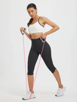 Women's 17" High-Waisted Capris -Baleaf Clothing Shop bgy006 6 91f4bf3d 1e2c 4c8f be9f a75af5def4eb