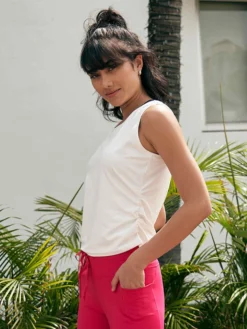 Power Glide Side Cinch Tank Top -Baleaf Clothing Shop bgy009 2 67cfbd86 642f 44f6 b545 d2f1b8213c37