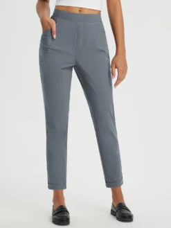 Dynamic Form High-Rise Tapered Trousers 32 Dynamic Form High-Rise Tapered Trousers -Baleaf Clothing Shop bgy011 1 1 f74b1ac0 3b32 481e 98d3 9b67b8568599