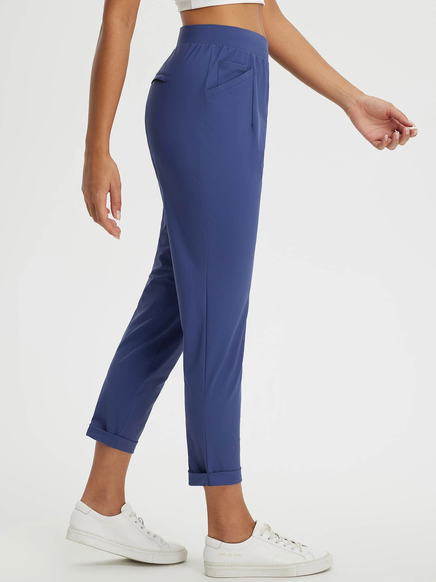 Dynamic Form High-Rise Tapered Trousers 9 Dynamic Form High-Rise Tapered Trousers - Image 9