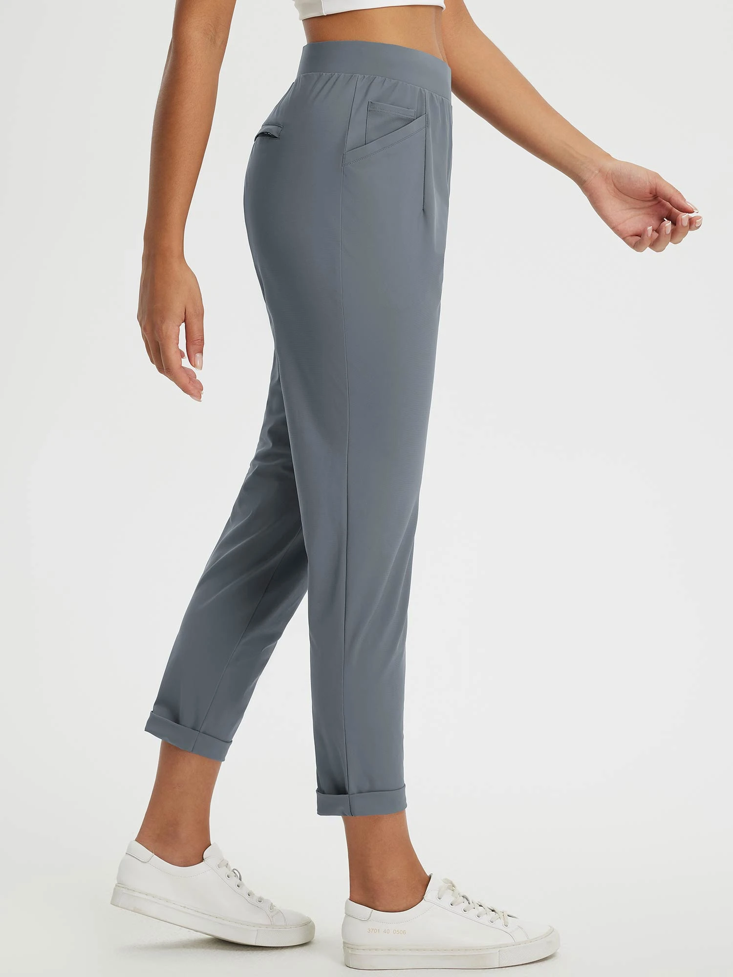 Dynamic Form High-Rise Tapered Trousers 15 Dynamic Form High-Rise Tapered Trousers - Image 15
