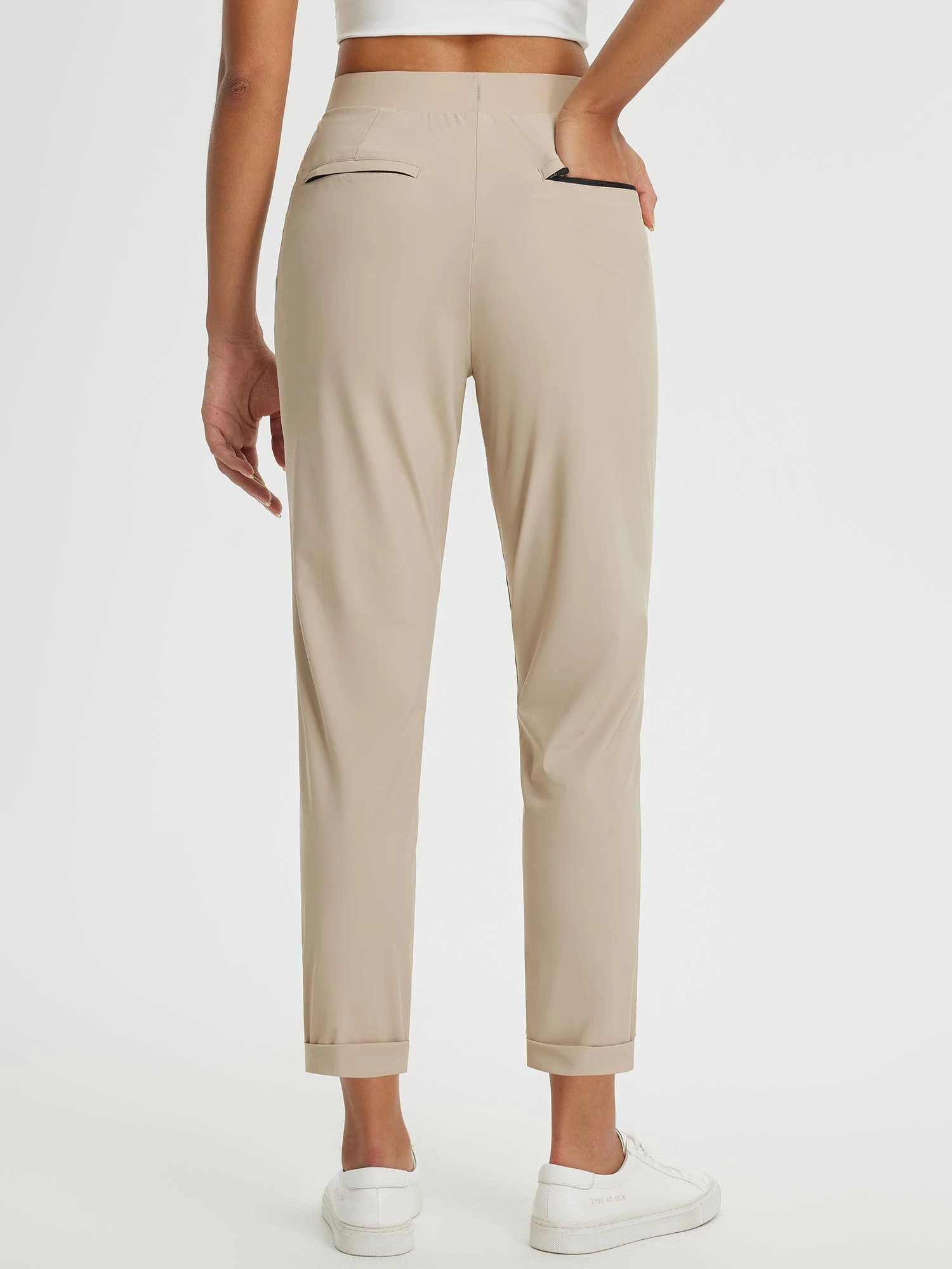 Dynamic Form High-Rise Tapered Trousers 3 Dynamic Form High-Rise Tapered Trousers - Image 3