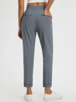 Dynamic Form High-Rise Tapered Trousers 35 Dynamic Form High-Rise Tapered Trousers -Baleaf Clothing Shop bgy011 3 e3a95e57 1967 4ea5 9b30 d046e7834654