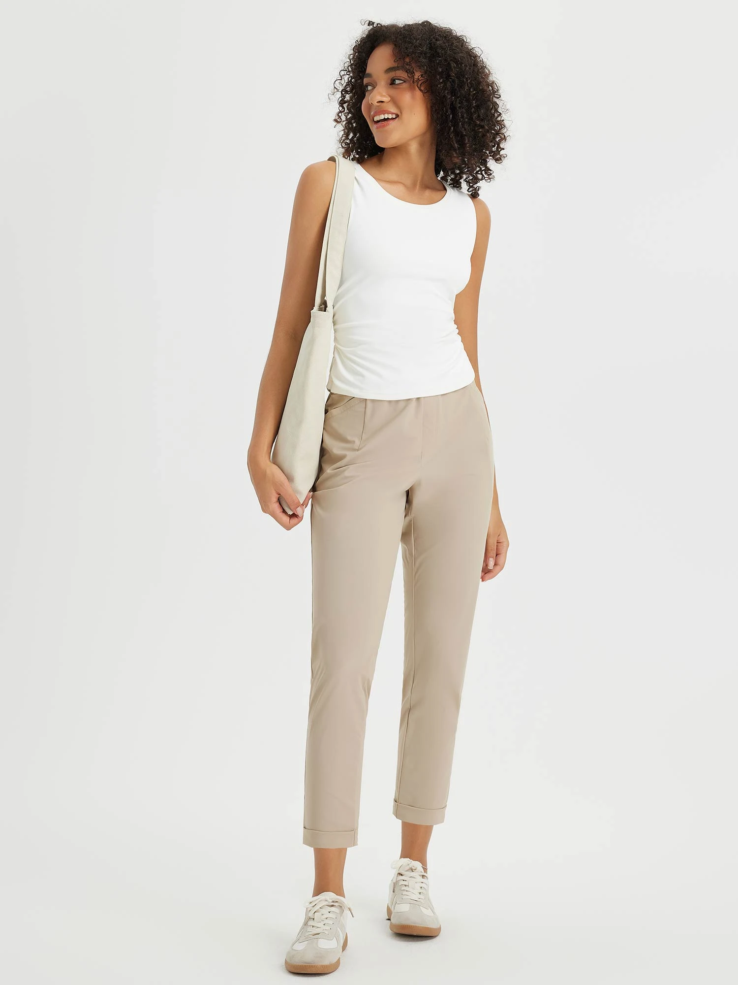 Dynamic Form High-Rise Tapered Trousers 5 Dynamic Form High-Rise Tapered Trousers - Image 5